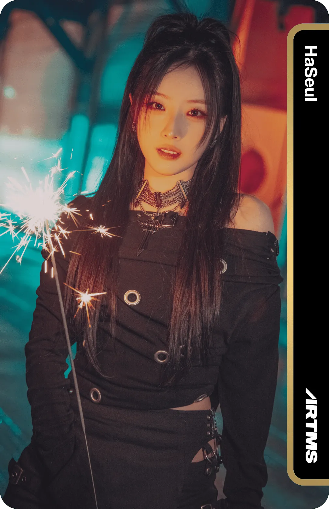 Haseul ARTMS photocard - BURN Double Class Objekt