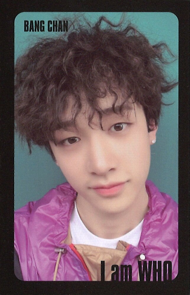 Bang Chan Stray Kids photocard from Selfie Ver.