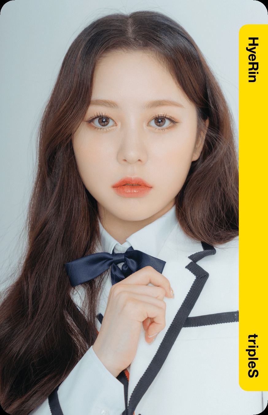 Hyerin tripleS photocard Objekt - 1st Edition