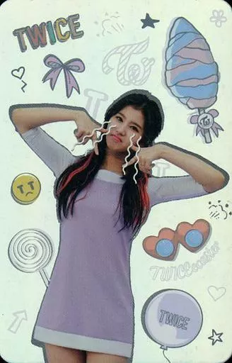 Sana TWICE photocard from Photocard - Hologram TT Ver.