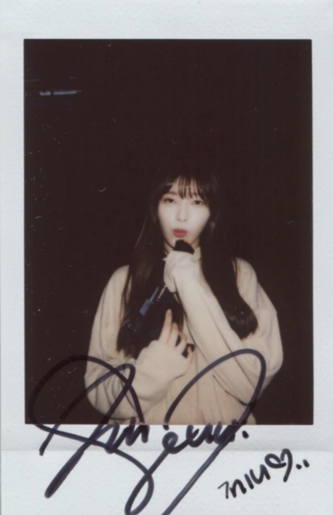 Jenny DIA photocard - Spell Autographed Polaroid