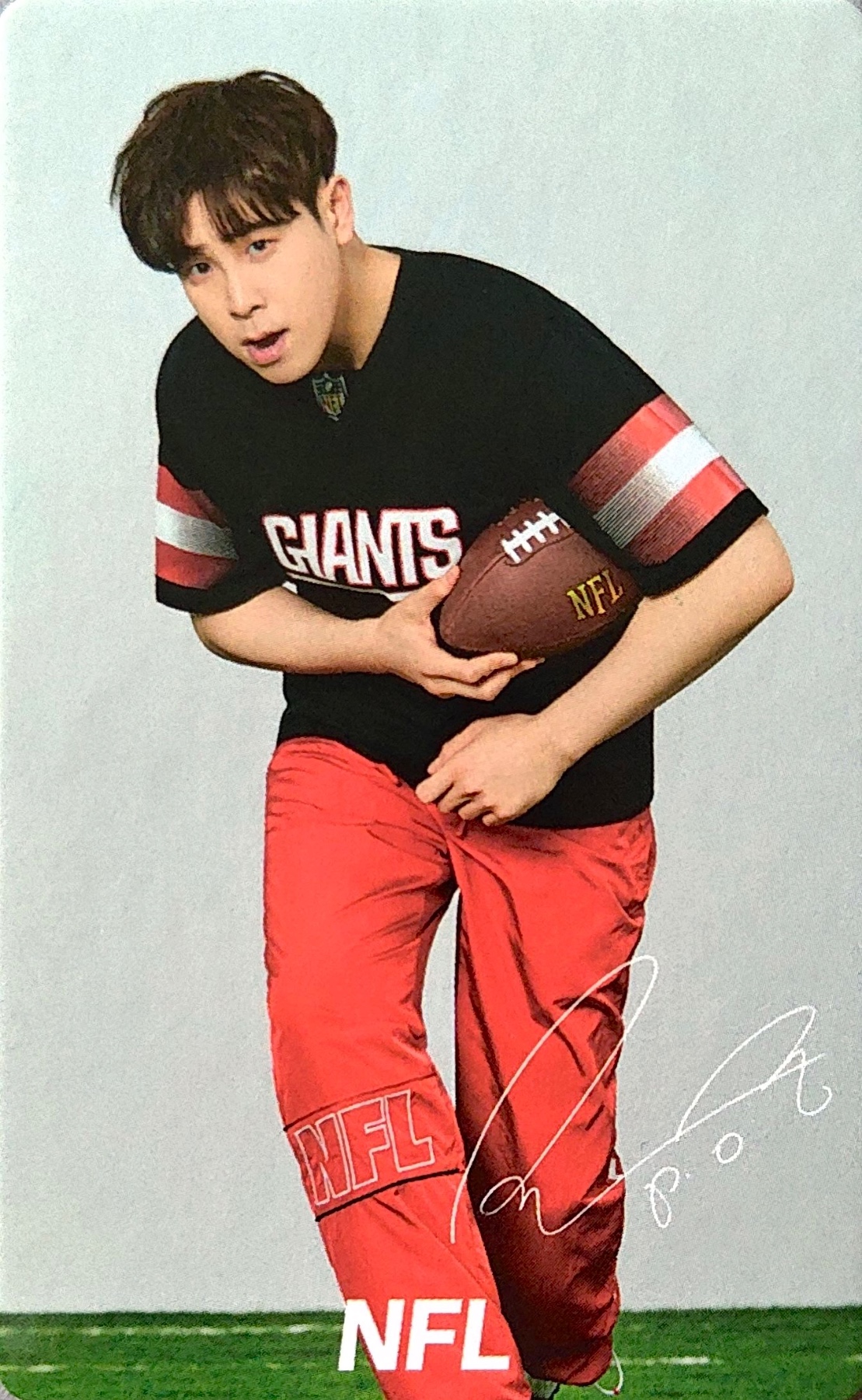 NFL x P.O 50k Won Photocard