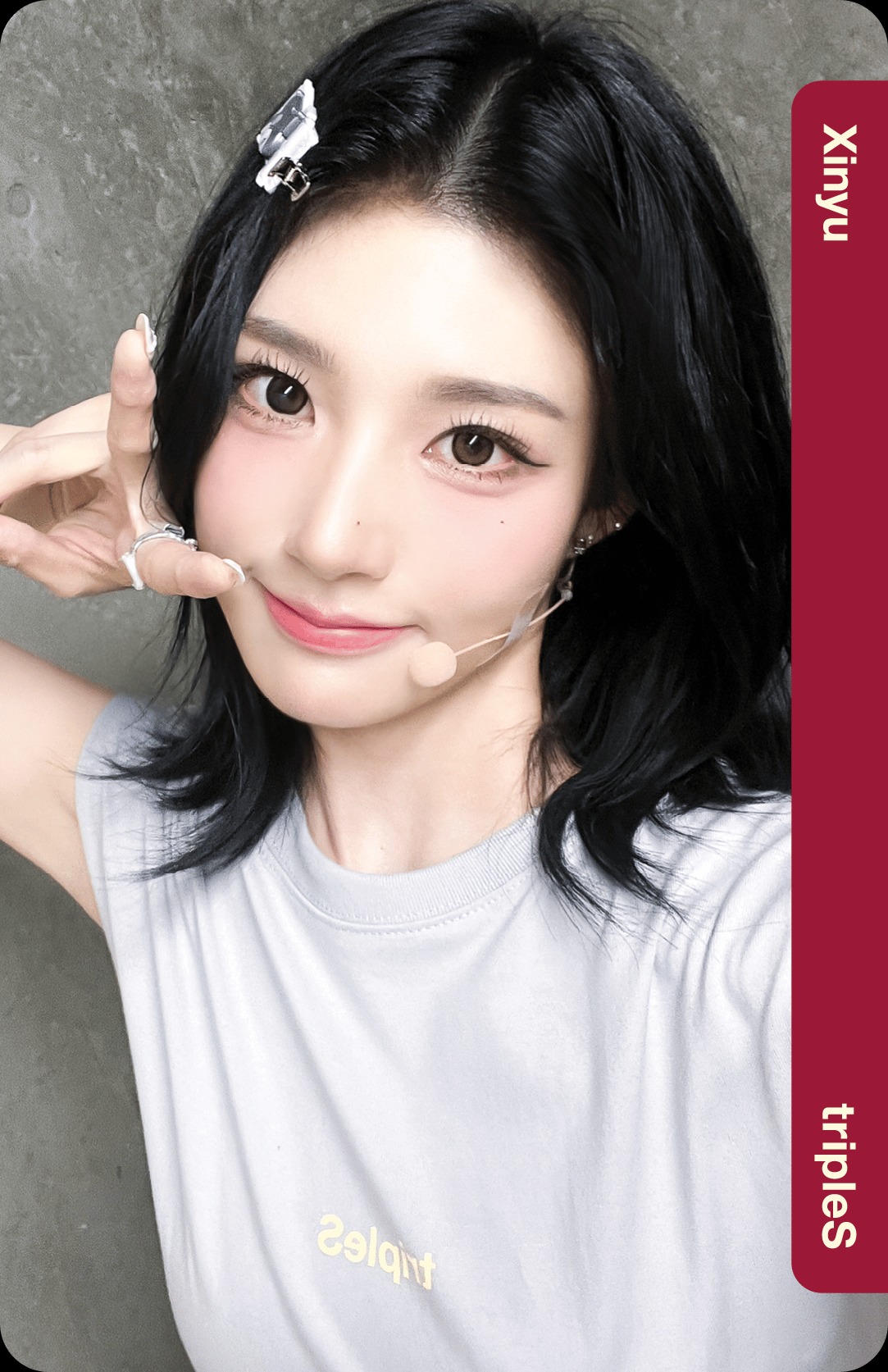 Xinyu tripleS photocard from Double Class Objekt