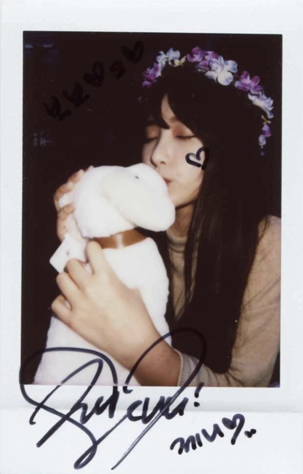 Jenny DIA photocard - Spell Autographed Polaroid