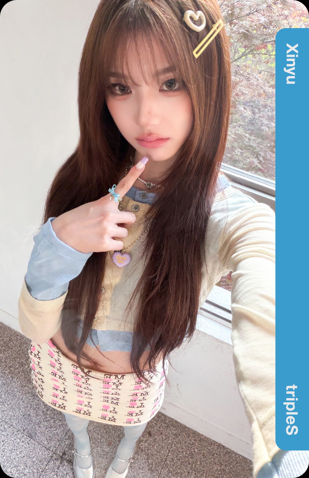 Xinyu tripleS photocard from Double Class Objekt