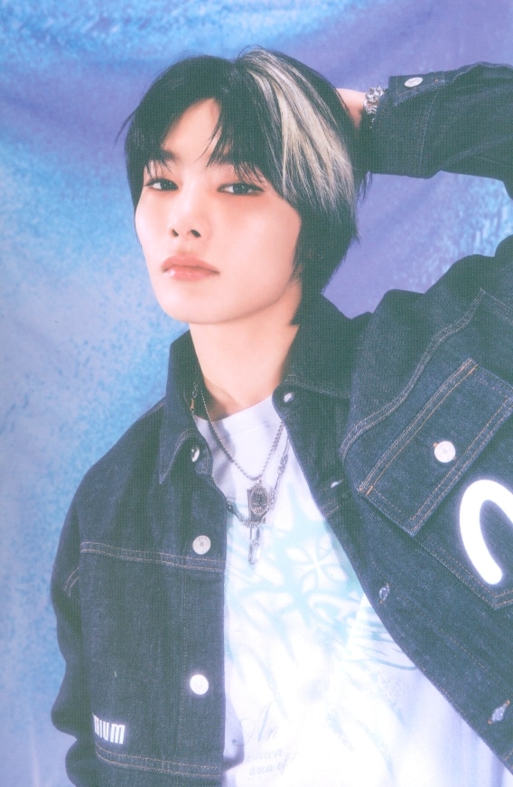 I.N Stray Kids photocard from Message Card