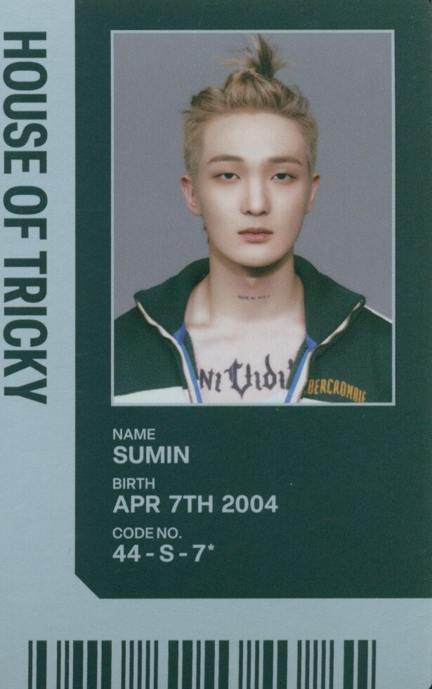 Sumin xikers photocard from ID Card