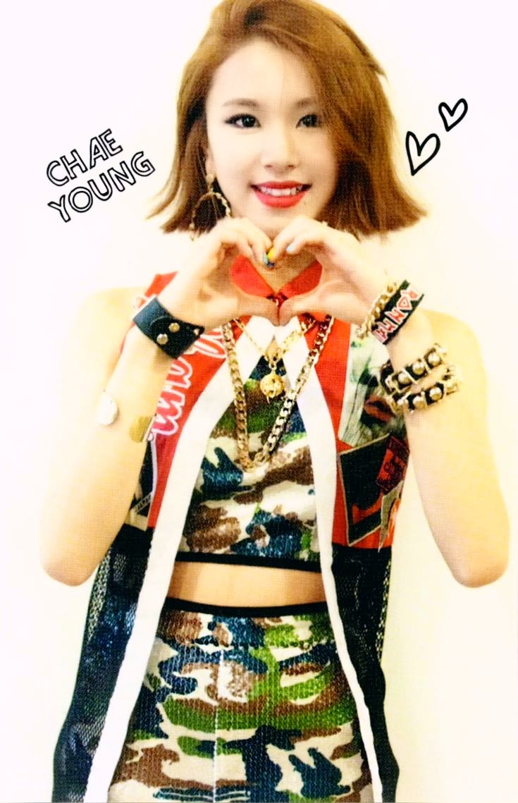 Chaeyoung TWICE photocard from Red Card
