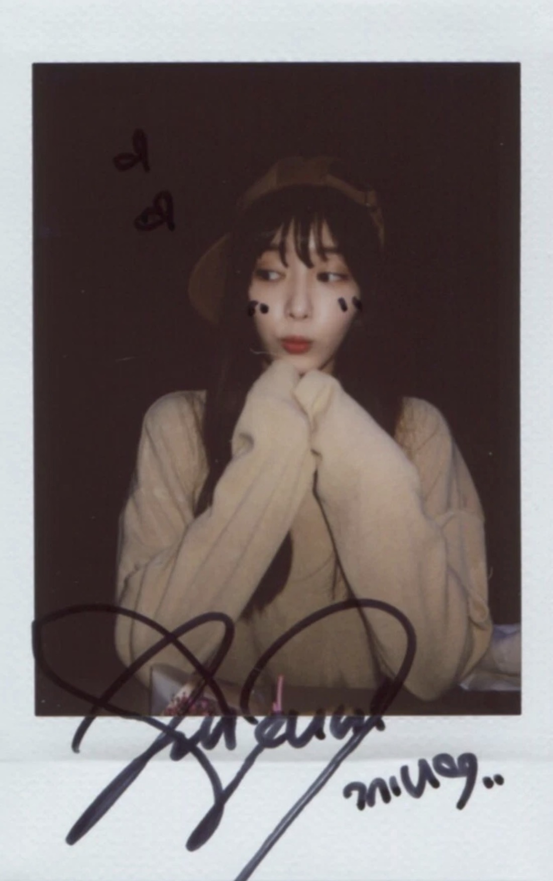 Jenny DIA photocard - Spell Autographed Polaroid