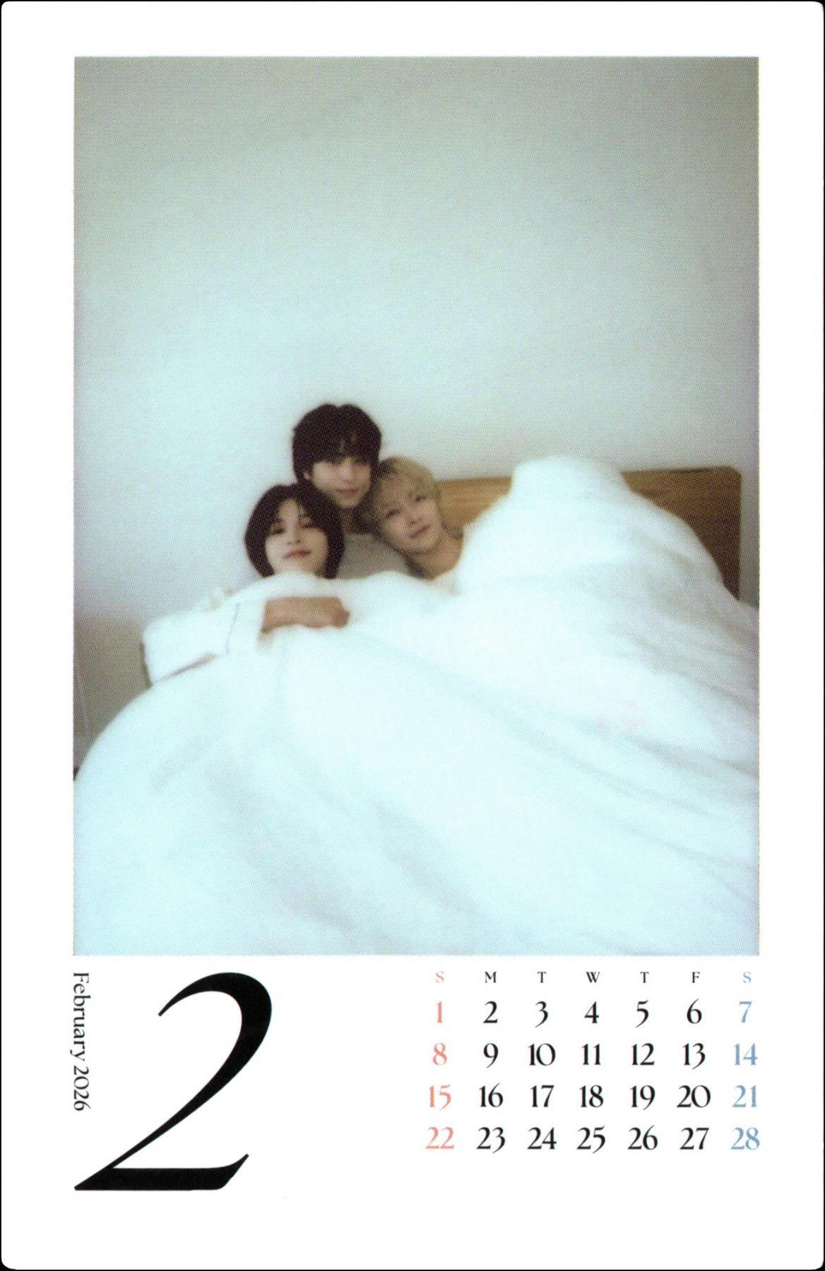 2026 Season's Greetings Instant Photo Calendar