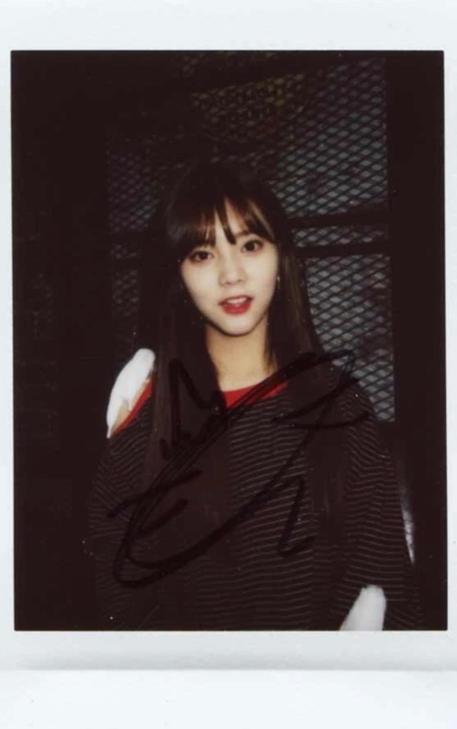 Eunchae DIA photocard - YOLO Autographed Polaroid Benefit