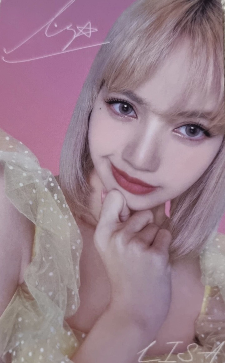 Lisa BLACKPINK photocard - The Girls (Blackpink The Game OST) Photocard