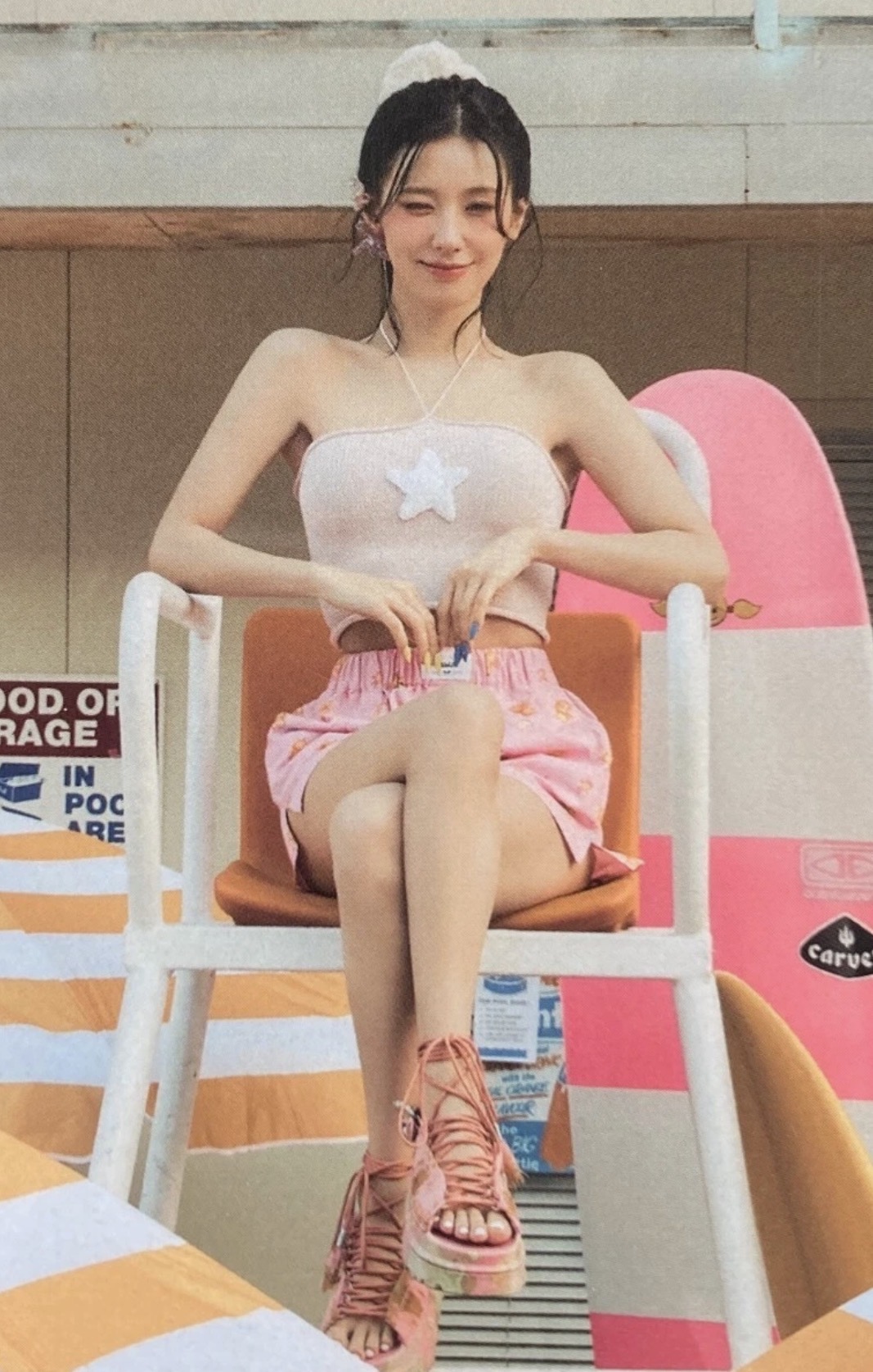 Miyeon I-DLE photocard from QR Card