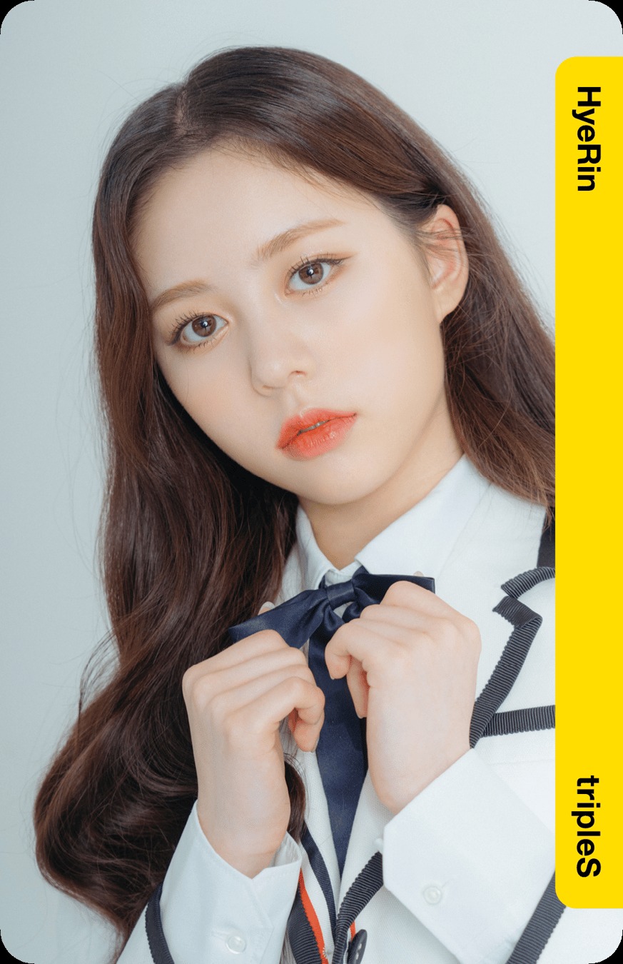 Hyerin tripleS photocard from Objekt - 1st Edition