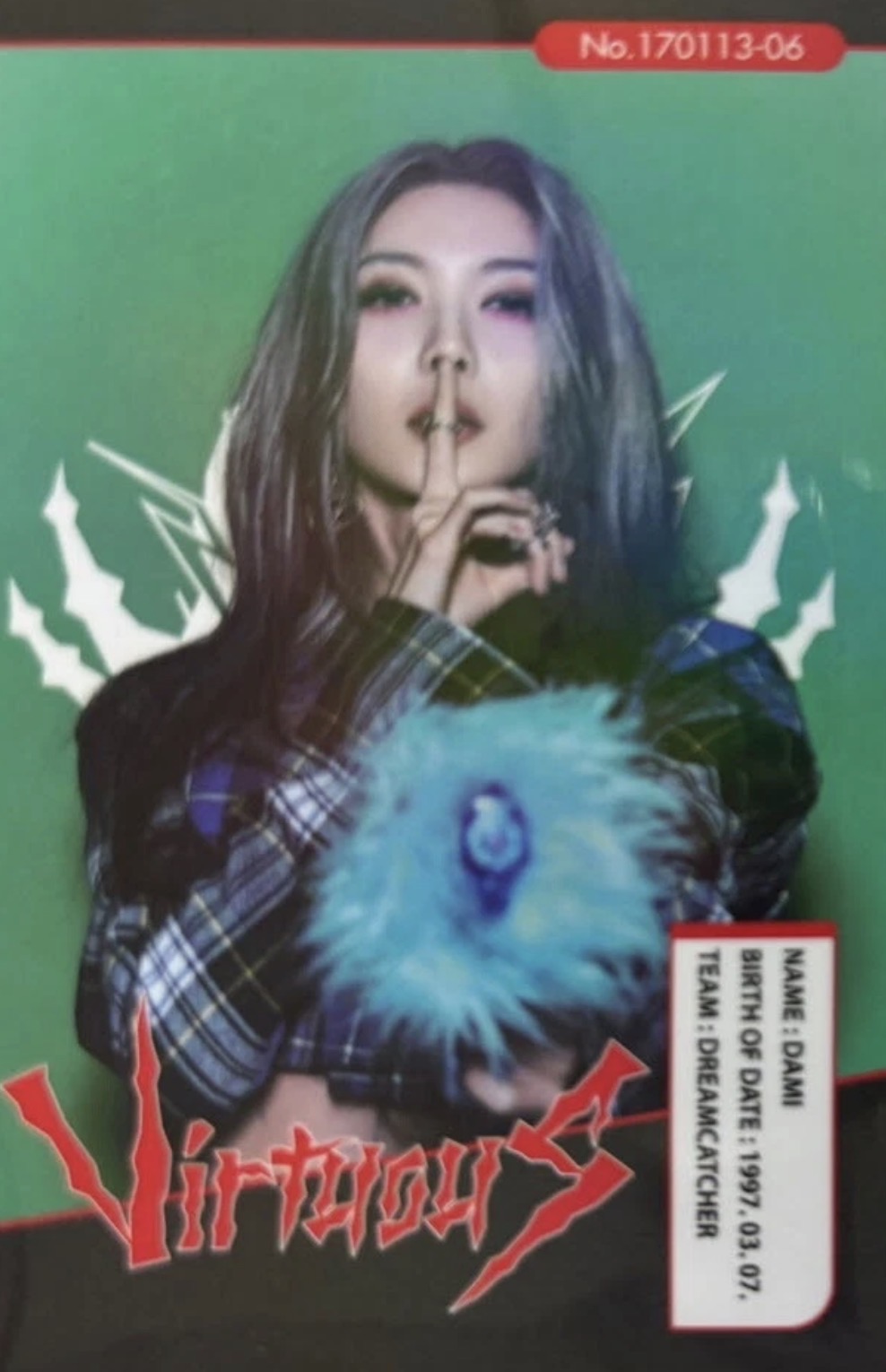 Dami Dreamcatcher photocard from Character Card