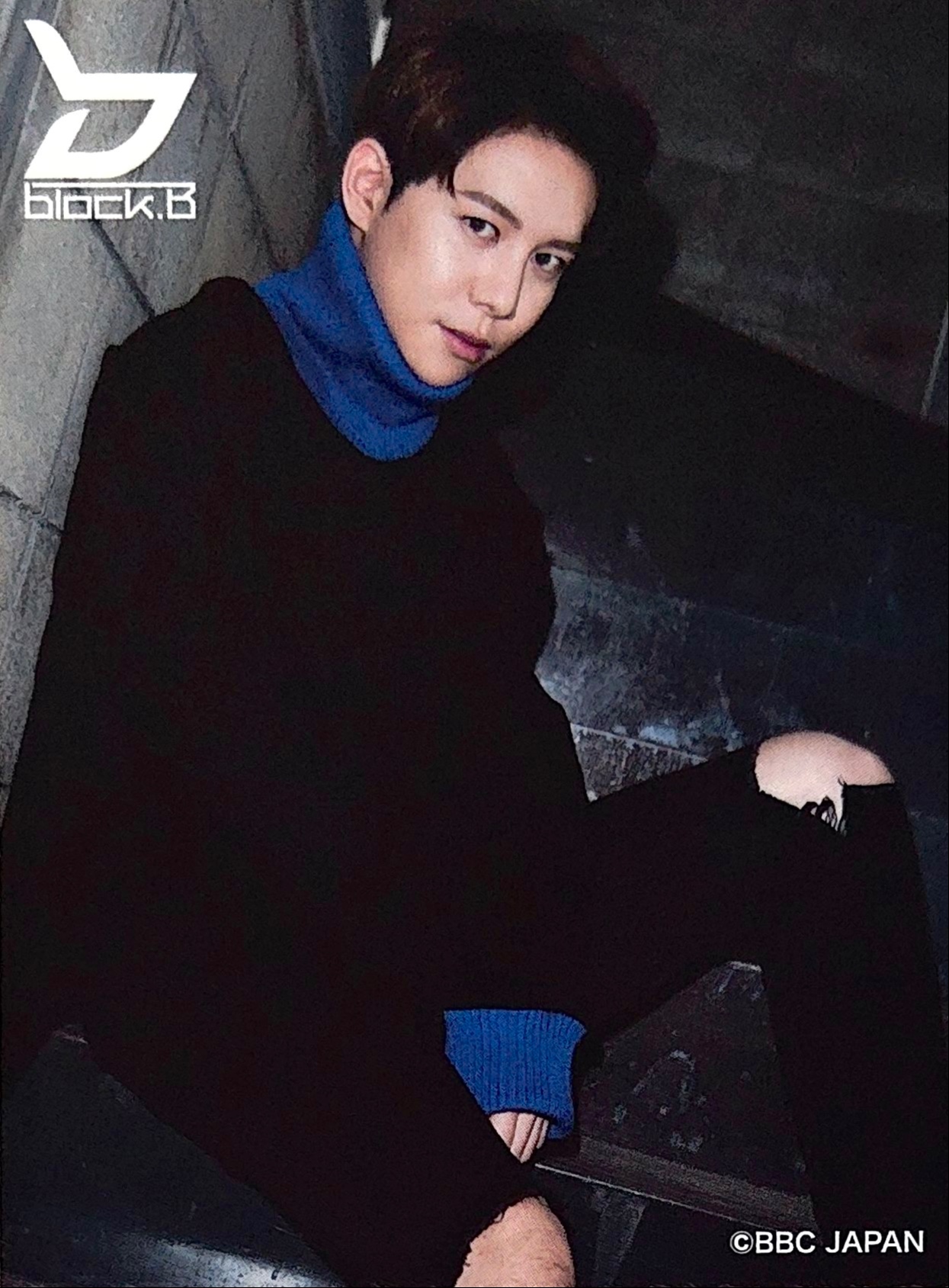Kyung Block B photocard from 3000 Yen Purchase Benefit - Trading Card