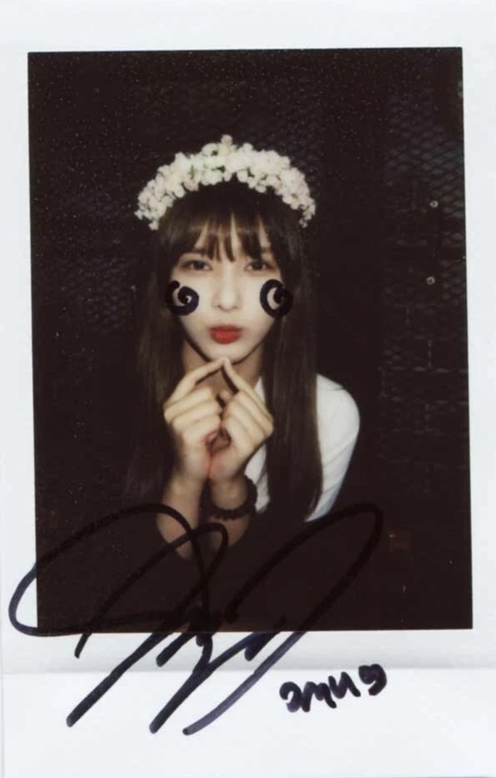 Jenny DIA photocard - Spell Autographed Polaroid