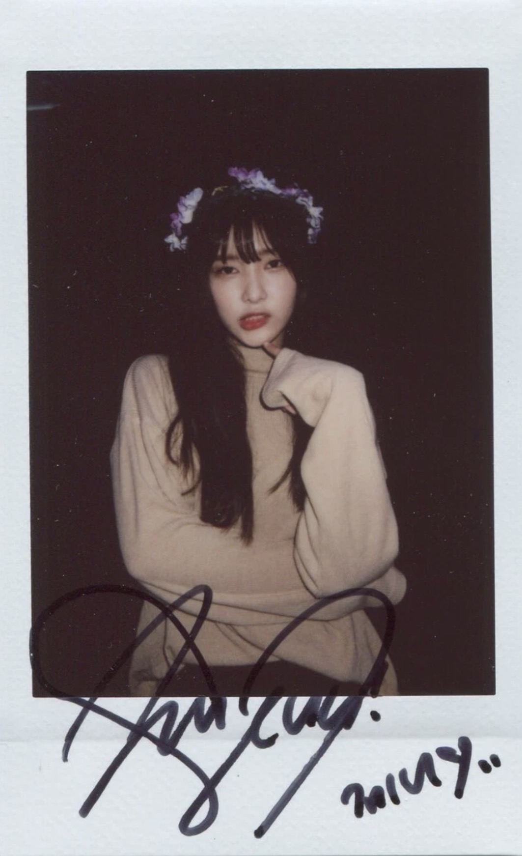 Jenny DIA photocard - Spell Autographed Polaroid