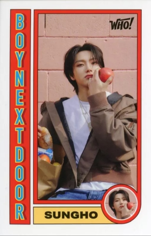 Sungho BOYNEXTDOOR photocard from Trading Card Set