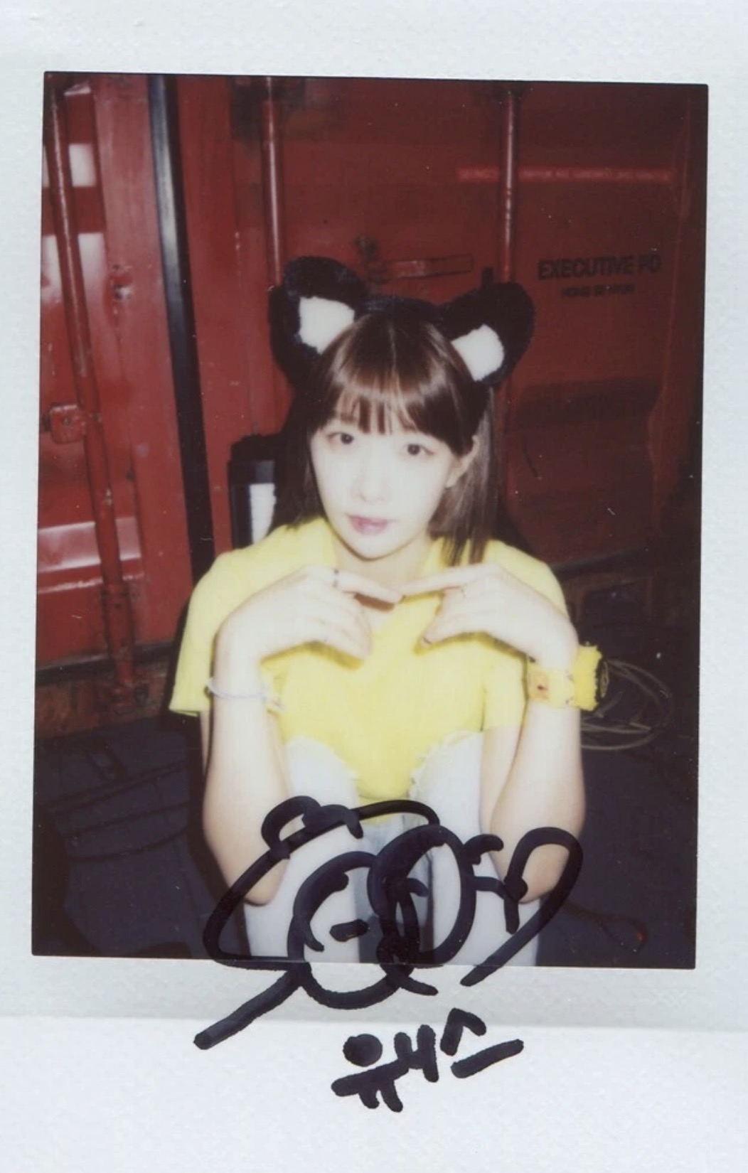Autographed Polaroid Benefit