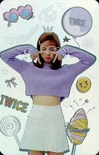 Nayeon TWICE photocard - TWICEcoaster:
LANE 1 Photocard - Hologram TT Ver.