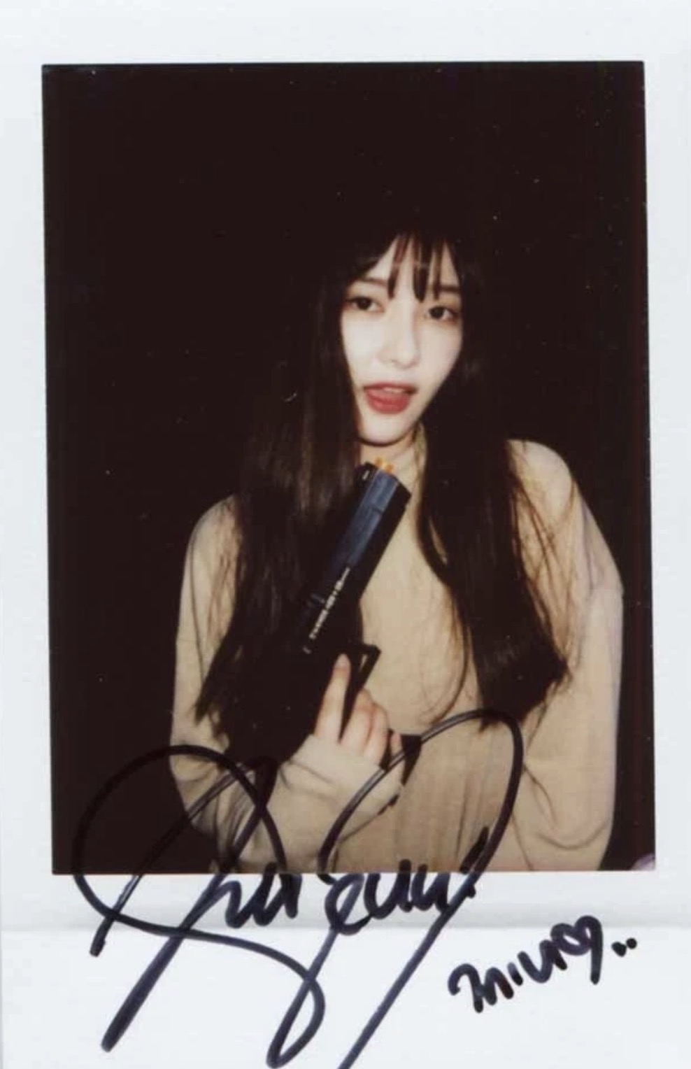 Jenny DIA photocard - Spell Autographed Polaroid