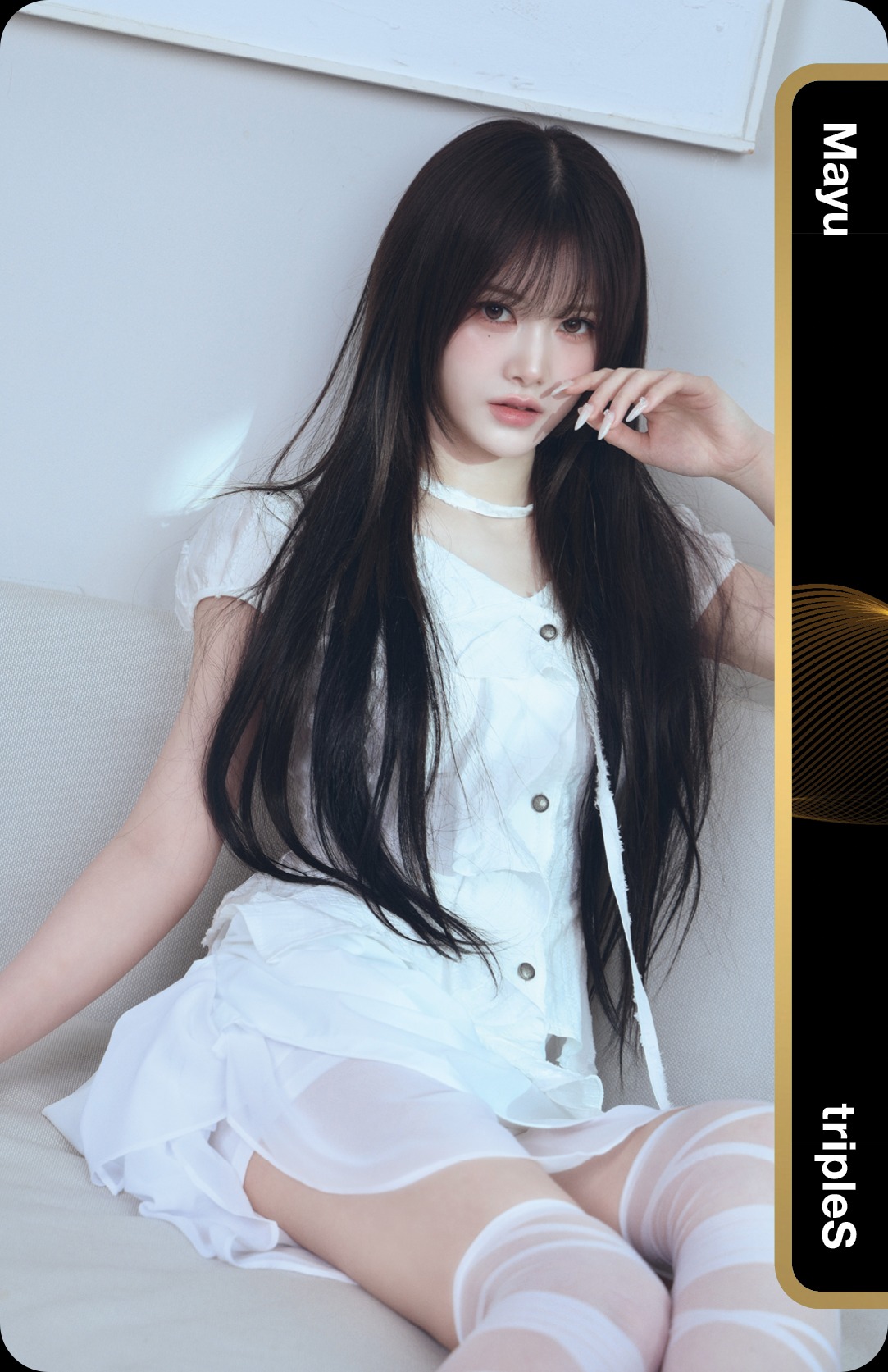 Mayu tripleS photocard - LOVE&POP pt.1 Double Class Objekt