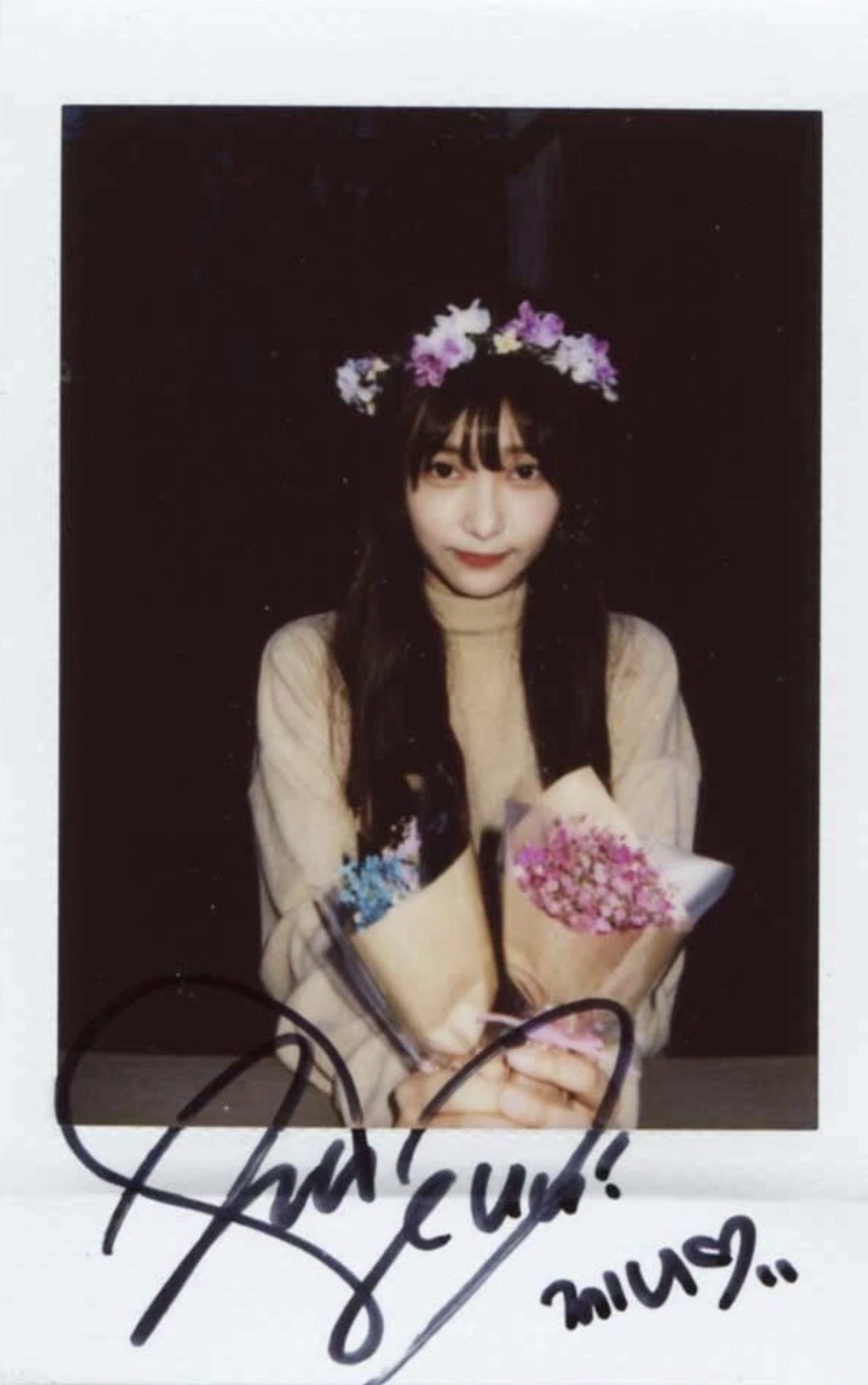 Jenny DIA photocard - Spell Autographed Polaroid