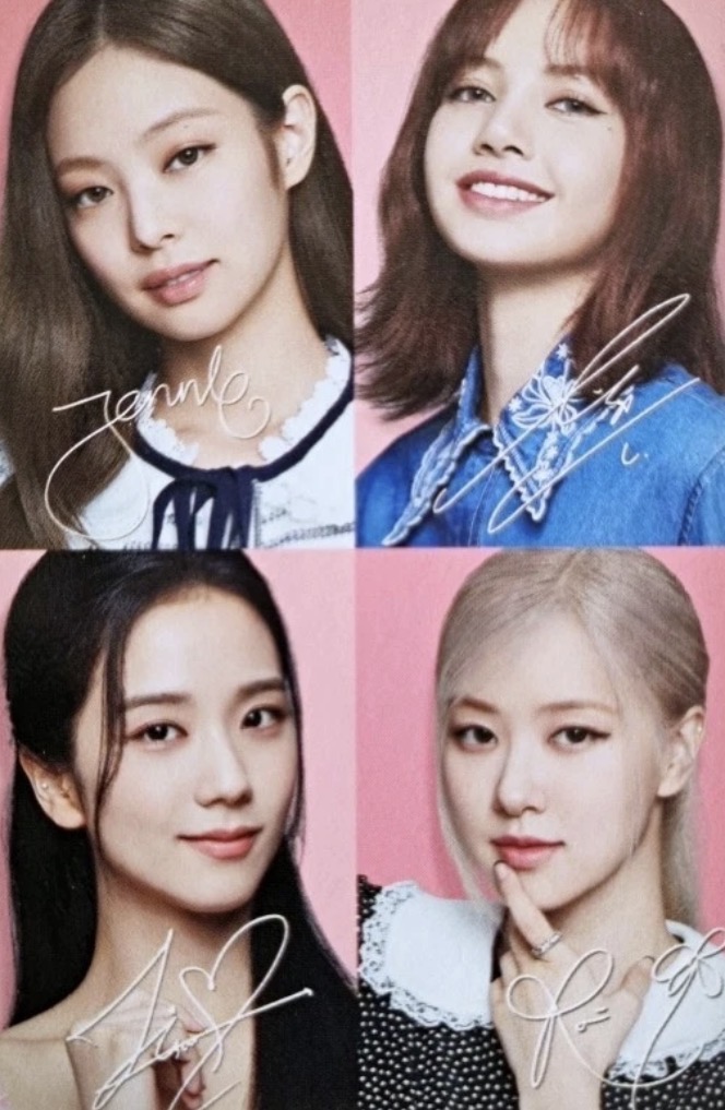  BLACKPINK photocard from Purchase benefit