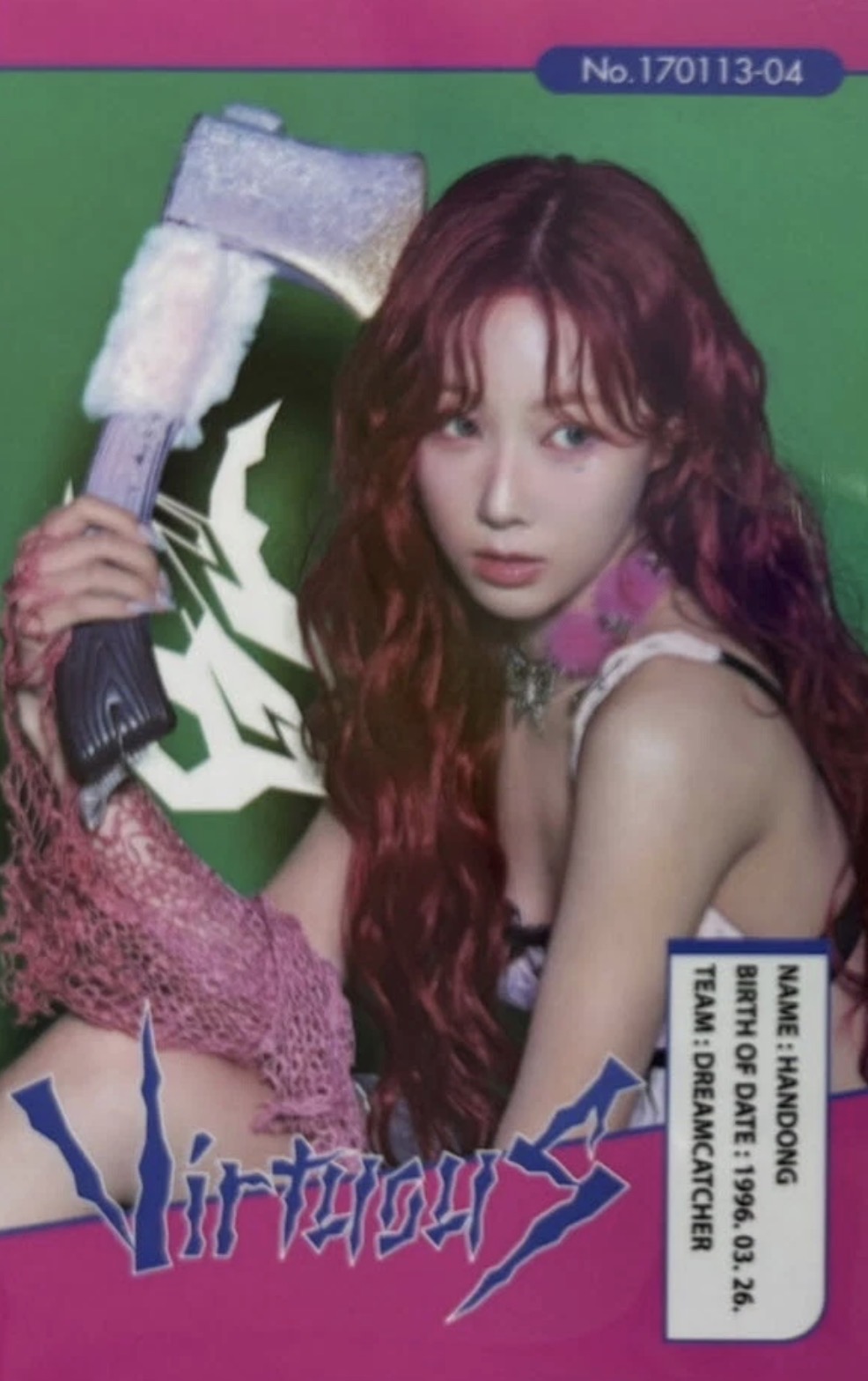 Handong Dreamcatcher photocard from Character Card