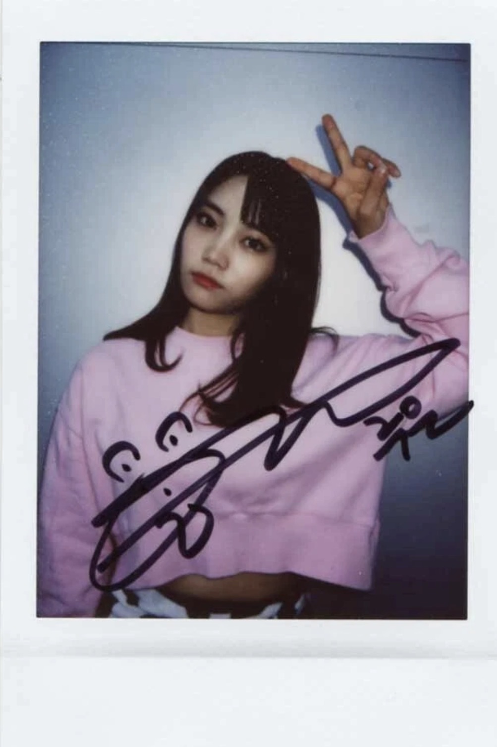Autographed Polaroid Benefit