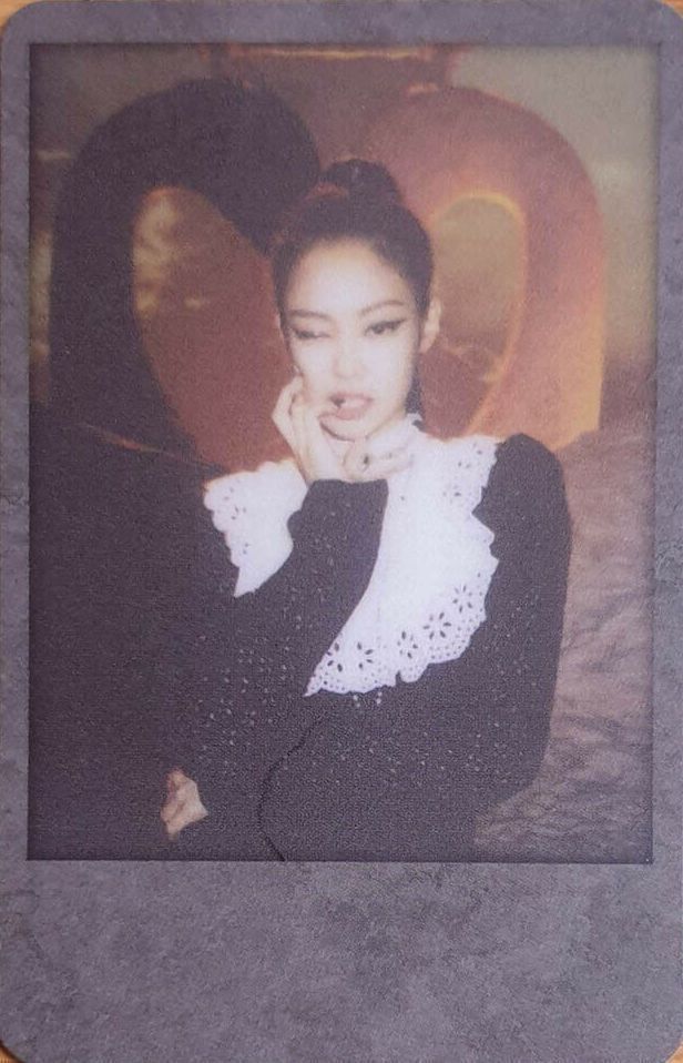 Jennie BLACKPINK photocard from Polaroid Photocard