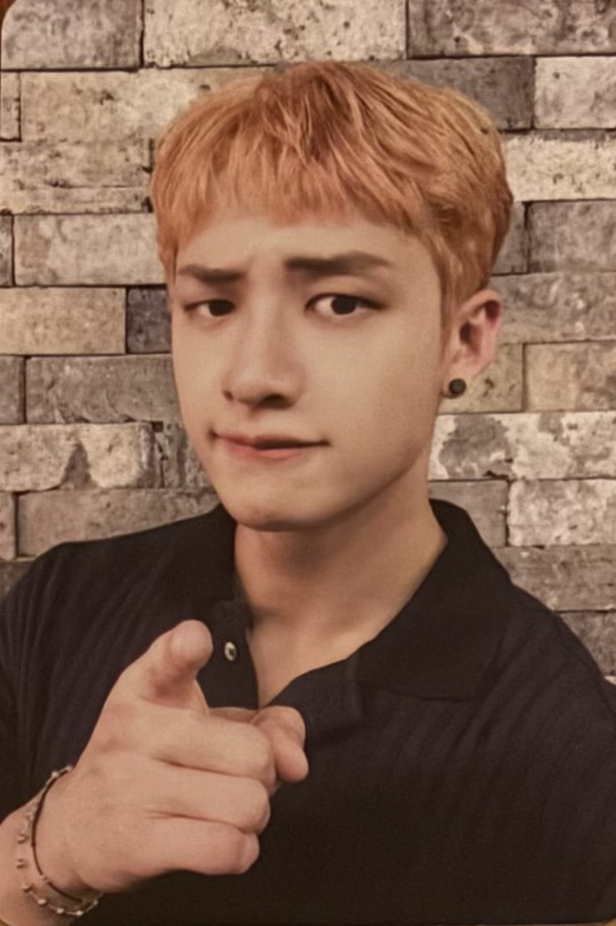 Bang Chan Stray Kids photocard from Double-Sided photocard