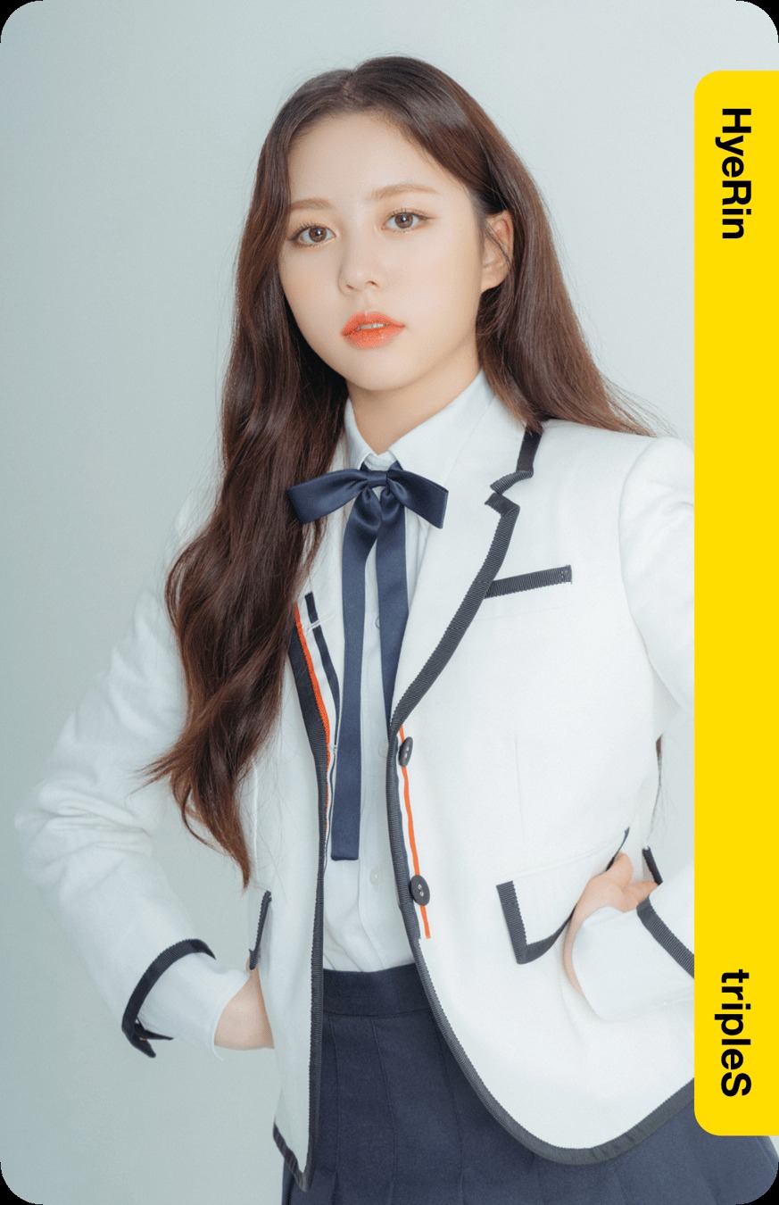 Hyerin tripleS photocard from Objekt - 1st Edition
