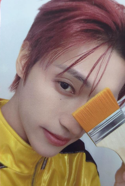 Wooyoung ATEEZ photocard from 50,000 KRW Purchase Benefit