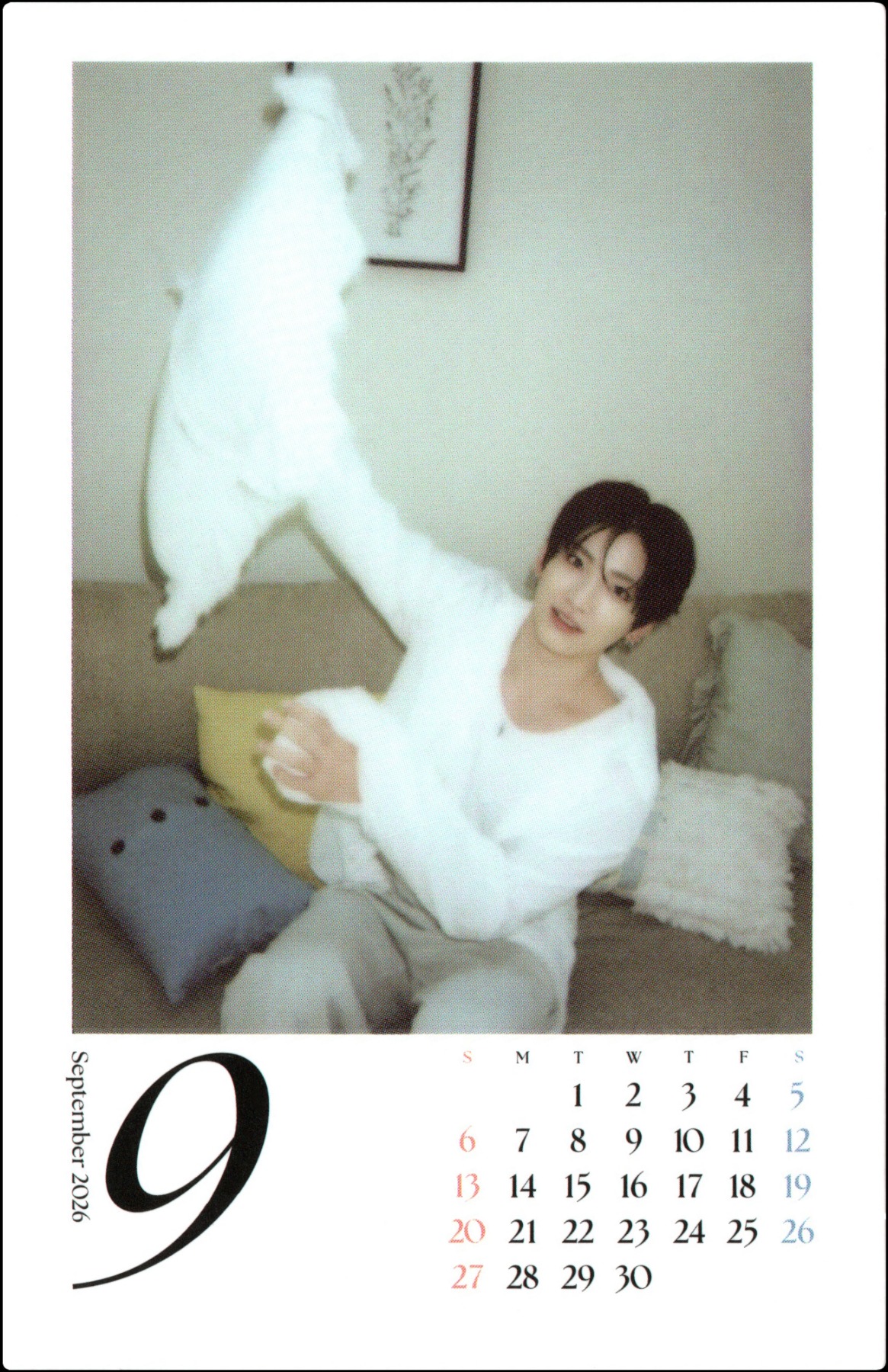 Yuma &TEAM photocard from Instant Photo Calendar