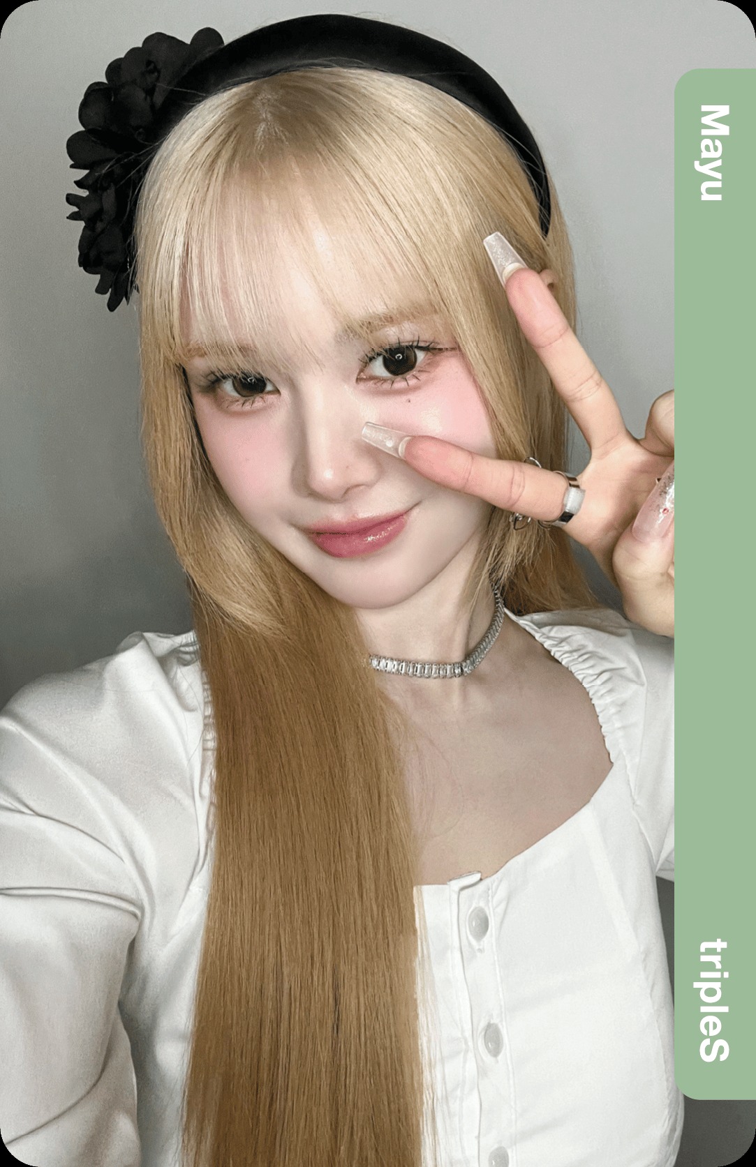 Mayu tripleS photocard from Double Class Objekt