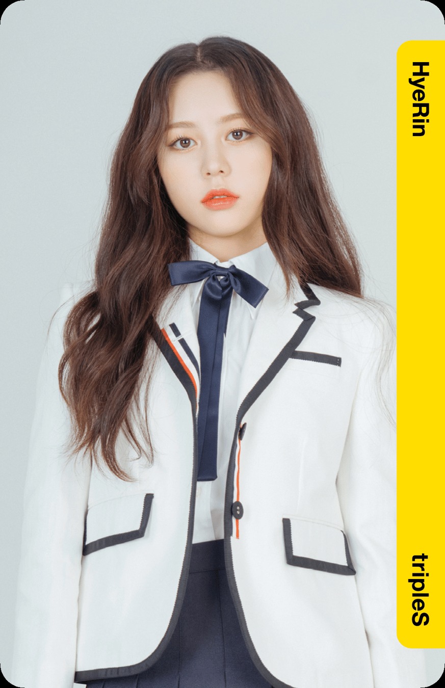 Hyerin tripleS photocard from Objekt - 1st Edition