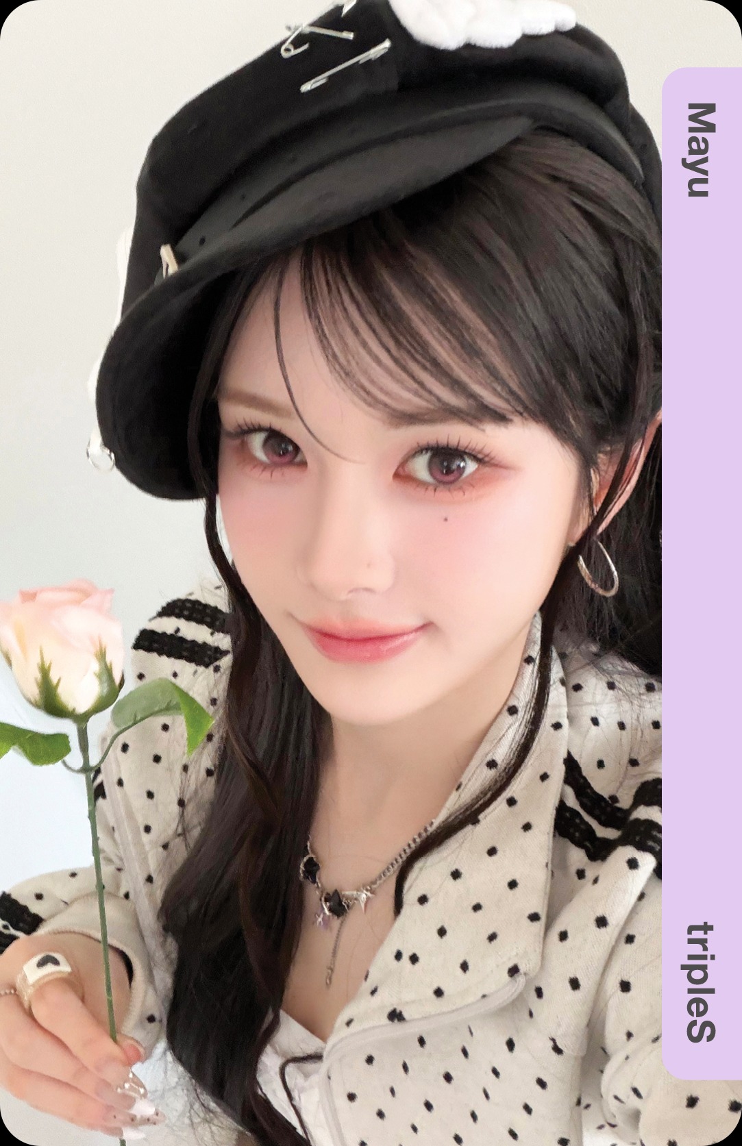 Mayu tripleS photocard - LOVE&POP pt.1 Double Class Objekt