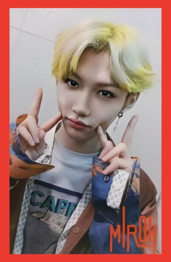 Felix Stray Kids photocard from QR Photocards