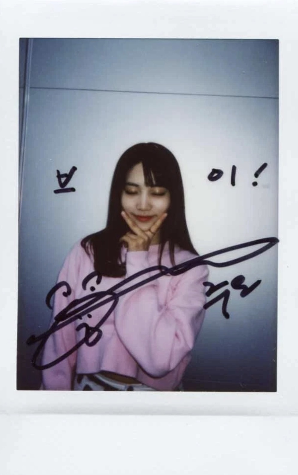 Autographed Polaroid Benefit