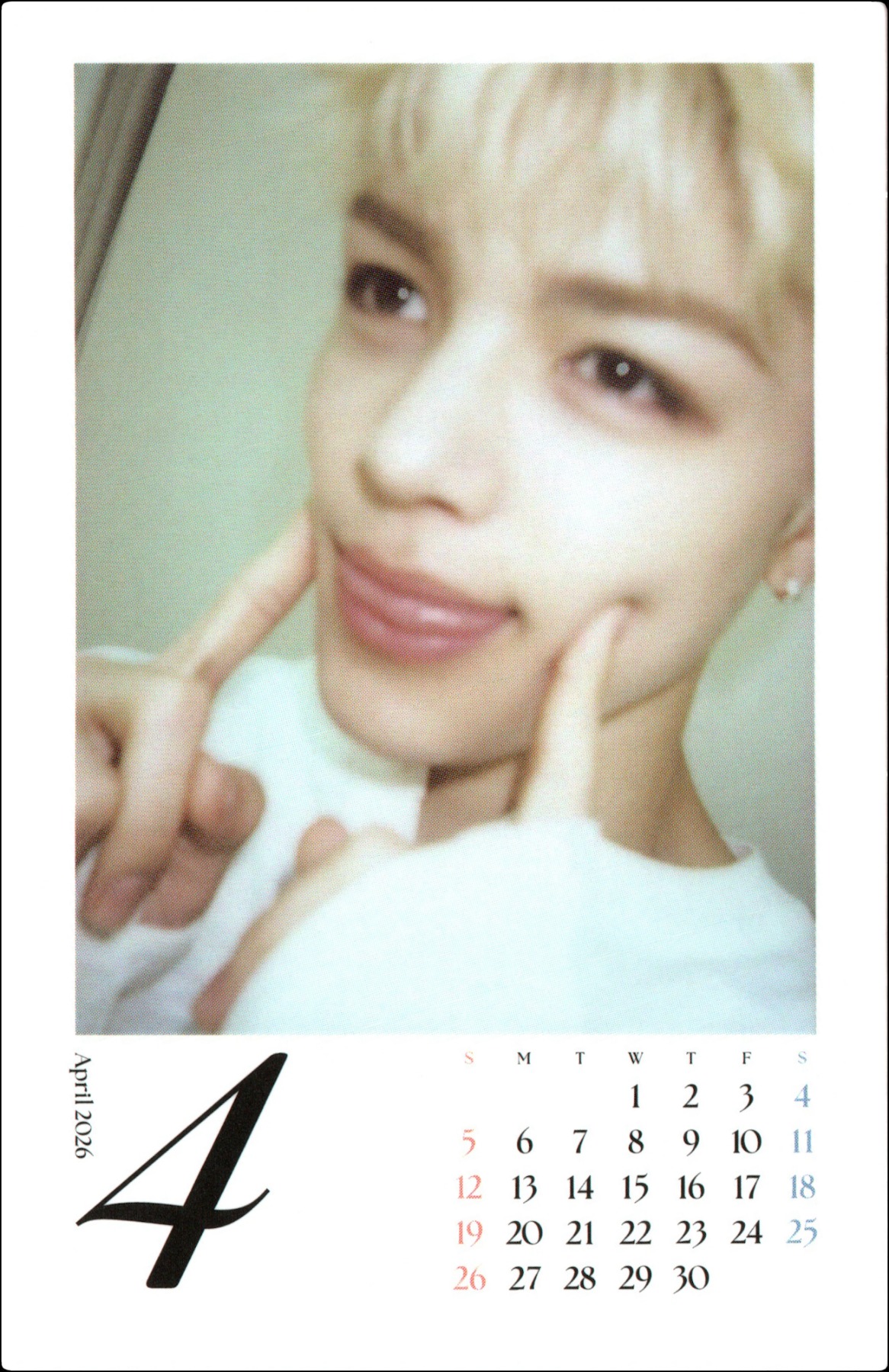 2026 Season's Greetings Instant Photo Calendar