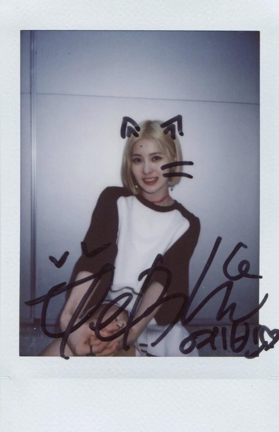 Autographed Polaroid Benefit
