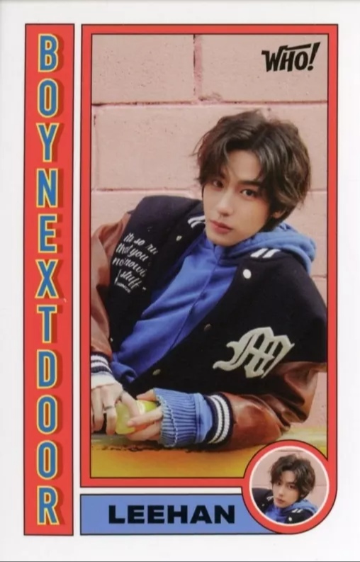 Leehan BOYNEXTDOOR photocard from Trading Card Set
