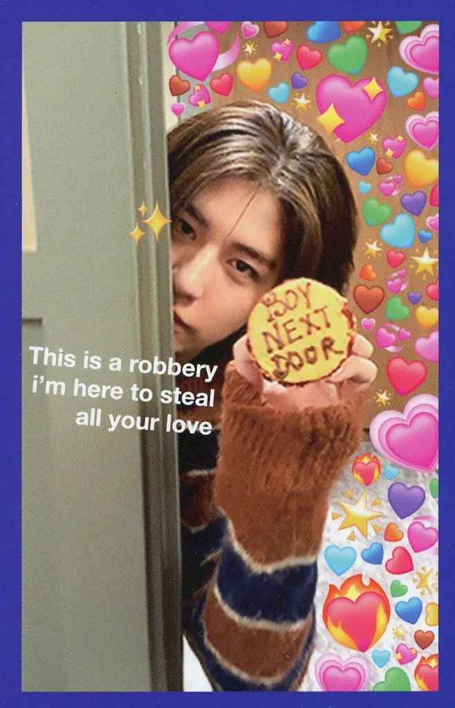 Leehan BOYNEXTDOOR photocard from Meme Card