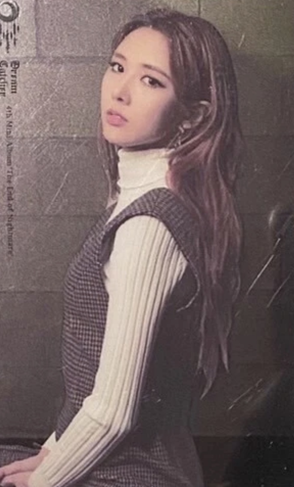 Yoohyeon Dreamcatcher photocard - The end of nightmare Transparent Card