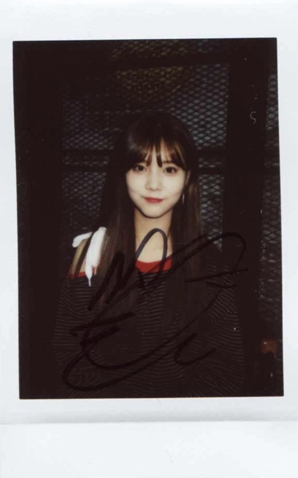 Eunchae DIA photocard - YOLO Autographed Polaroid Benefit