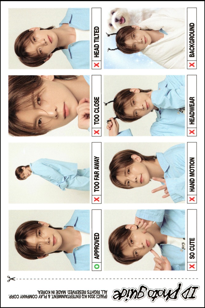 2025 Season's Greetings ID Photo Guide Postcard Set