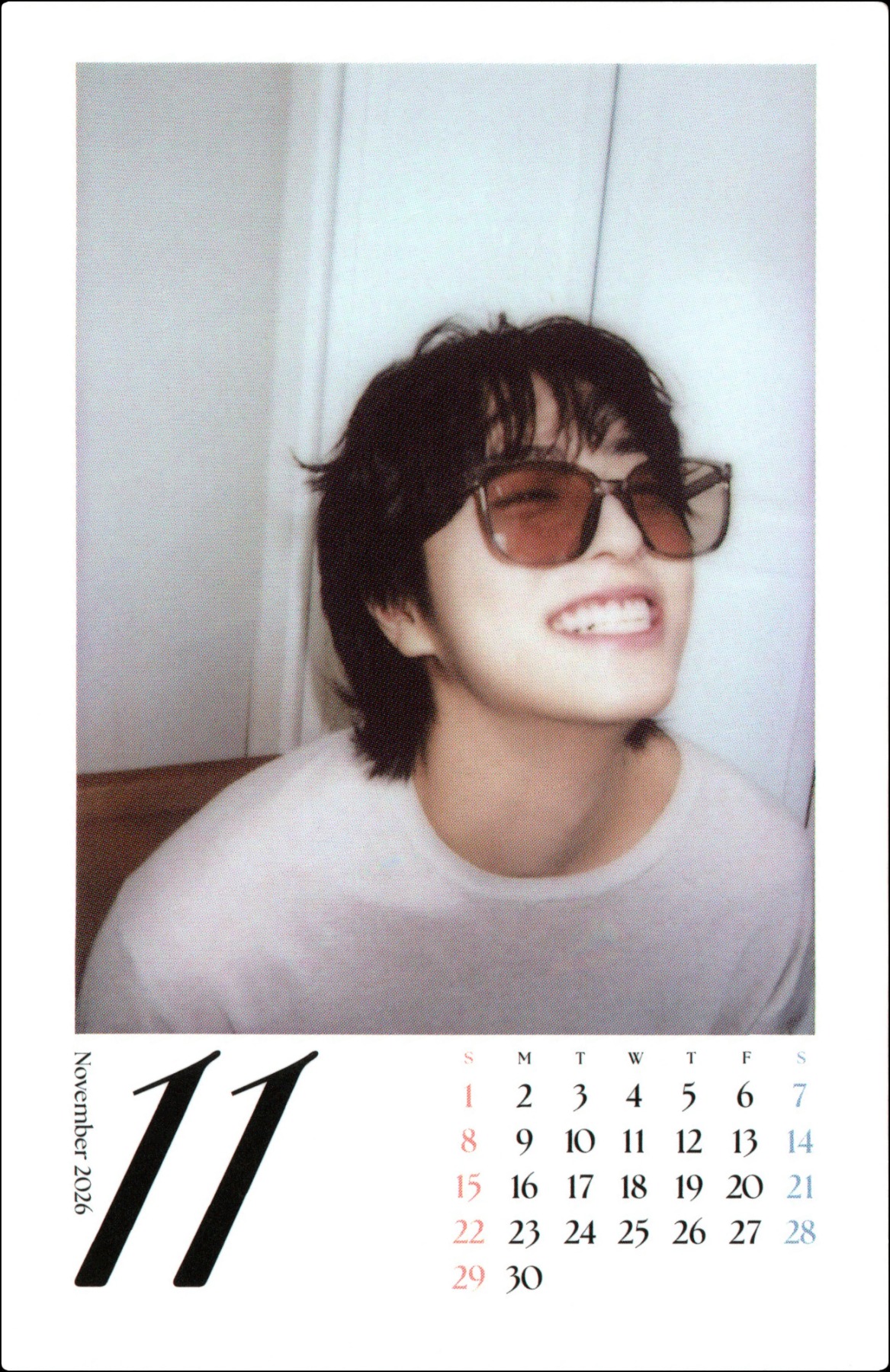 Taki &TEAM photocard from Instant Photo Calendar