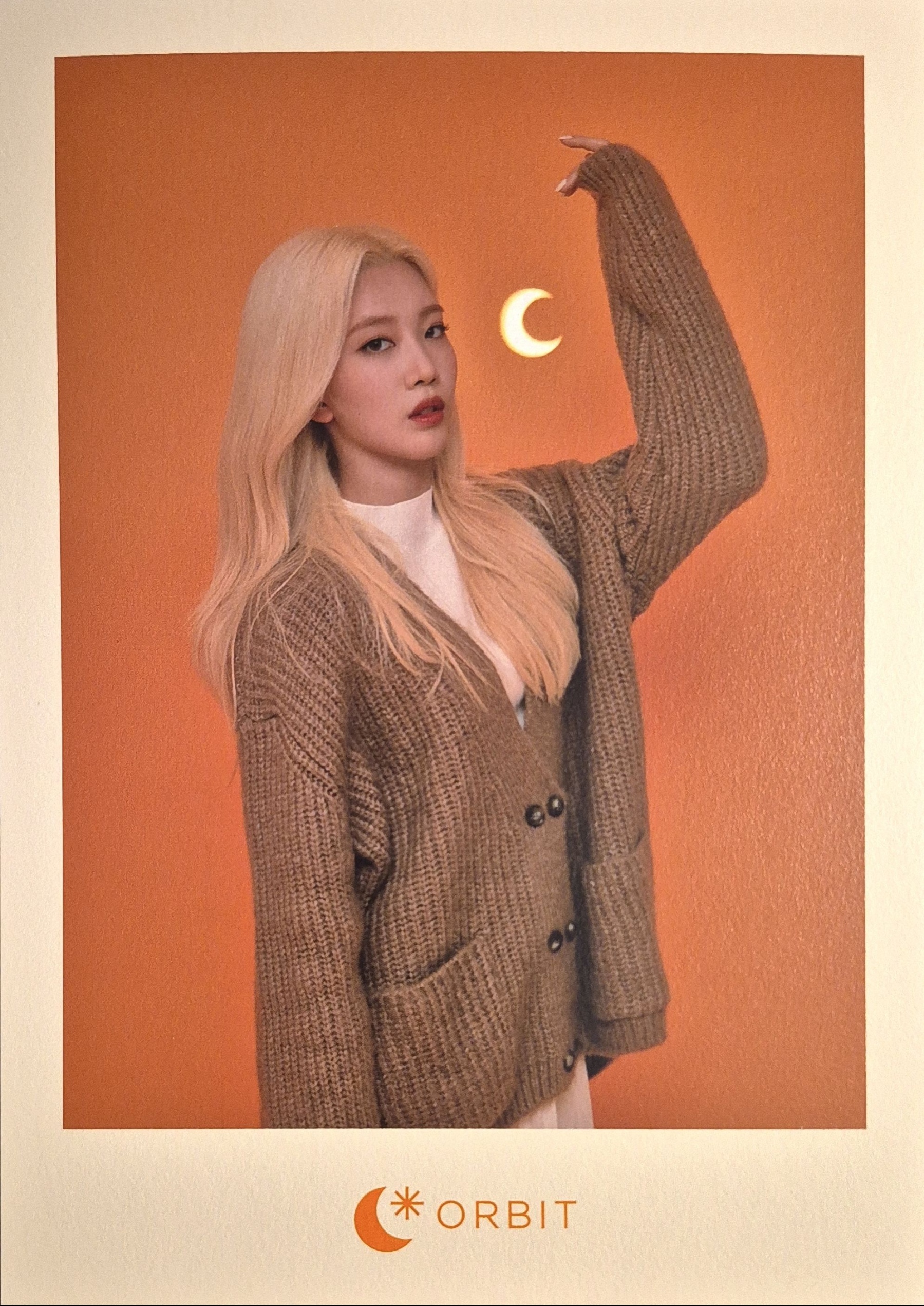 Kim Lip LOONA photocard Message Card